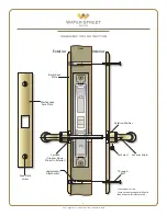 Preview for 2 page of Water Street Mortise Passage Set Installation Instructions