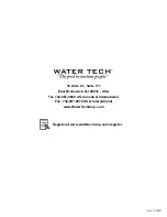 Preview for 12 page of Water Tech Volt 11A0060 Operator'S Manual