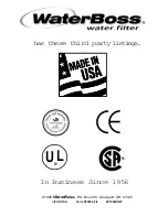 Preview for 32 page of WaterBoss 97WB-IF Installation And Service