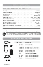 Preview for 4 page of WaterChef Countertop C7000 Installation, Use And Care Manual