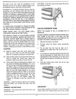 Preview for 10 page of Waterford Erin 90 o.s.a. and Installation And Operating Instructions Manual