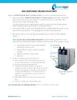 Preview for 7 page of WaterLogic BLUPURA FIZZ 80 Manual