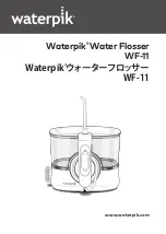 Waterpik Models WF-11 Manual preview