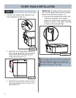 Preview for 6 page of Watkins Wellness COVER CRADLE Installation Manual