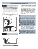 Preview for 8 page of Watkins Wellness COVER CRADLE Installation Manual