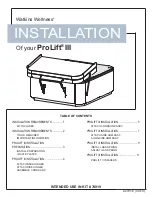 Preview for 1 page of Watkins Wellness ProLift III Installation Manual
