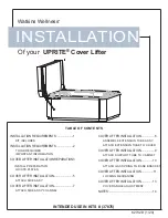 Watkins Wellness UPRITE Installation Manual preview