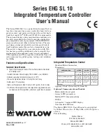 Watlow EHG SL 10 User Manual preview