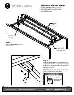 Preview for 5 page of Watson Desking Miro Conference MCVSQR Series Product Installation