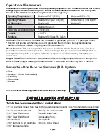 Preview for 4 page of Watts Premier RO-PURE Plus Installation, Operation And Maintenance Manual