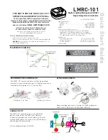 Preview for 1 page of wattstopper LMRC-101 Quick Start Manual