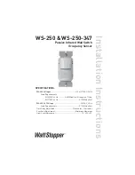 Preview for 1 page of wattstopper WS-250 Installation Instructions Manual