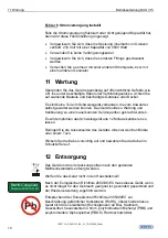 Preview for 14 page of wavin DUO 315 Operating Instructions Manual