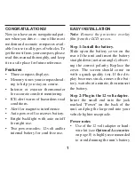 Preview for 3 page of WayFinder V2000 Operation Manual