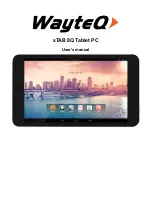 Preview for 1 page of WayteQ xTAB 8Q Tablet PC User Manual