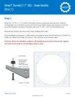 Preview for 8 page of WCP GreyT Turret User Manual