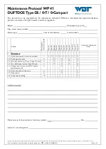 Preview for 27 page of WDT 16621-DUFTDOS-0-T Operating Instructions Manual