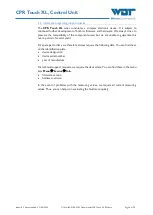 Preview for 8 page of WDT CPR Touch XL Operating And Installation Instructions