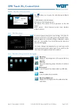 Preview for 41 page of WDT CPR Touch XL Operating And Installation Instructions