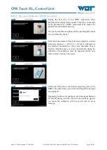 Preview for 46 page of WDT CPR Touch XL Operating And Installation Instructions