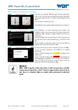 Preview for 47 page of WDT CPR Touch XL Operating And Installation Instructions