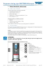 Preview for 6 page of WDT DUFTDOS-0-Compact Operating Instructions Manual