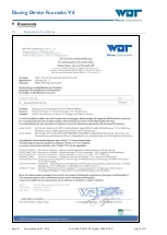 Preview for 30 page of WDT Foamdos V6 Operating Instructions Manual