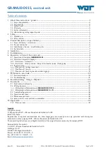 Preview for 2 page of WDT GRANUDOS 10-S5 Operating Instructions Manual