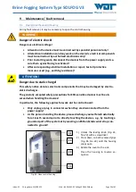 Preview for 50 page of WDT SOLFOG V3 Operating Instructions Manual