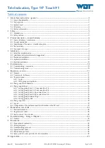 Preview for 2 page of WDT Tele Indication Touch-V1 Operating And Installation Instructions