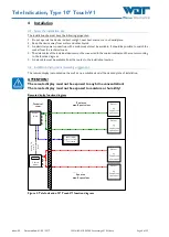 Preview for 8 page of WDT Tele Indication Touch-V1 Operating And Installation Instructions