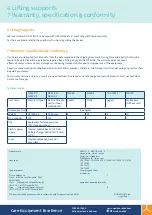 Preview for 10 page of Wealden Rehab N3242-1 Heron Lift E Operation & Maintenance Manual