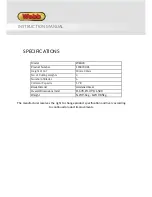 Preview for 4 page of Webb WEH12R-A Operator'S Manual & Parts List