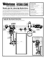 Webstone Hydro-Core User Manual preview