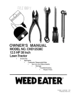 Weed Eater 164835 Owner'S Manual preview