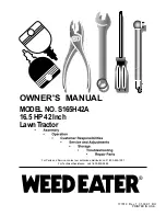 Weed Eater 177019 Owner'S Manual preview