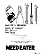 Preview for 1 page of Weed Eater 178704 Owner'S Manual