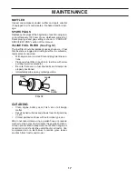 Preview for 17 page of Weed Eater 188313 Owner'S Manual