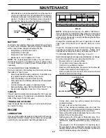 Preview for 17 page of Weed Eater 195013 Operator'S Manual