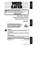 Weed Eater 545117535 Instruction Manual preview