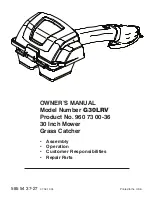 Preview for 1 page of Weed Eater 960 73 00-36 Owner'S Manual