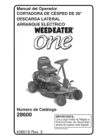 Preview for 41 page of Weed Eater One 28600 Operator'S Manual