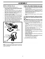 Preview for 7 page of Weed Eater S165H42C Owner'S Manual