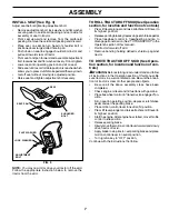 Preview for 7 page of Weed Eater S165H42D Owner'S Manual