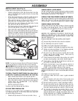 Preview for 7 page of Weed Eater W14538 Operator'S Manual