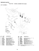 Preview for 19 page of Weed Eater WE12538B Assembly/Repair Parts Manual