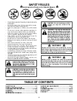 Preview for 3 page of Weed Eater WE16542D Owner'S Manual