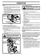 Preview for 12 page of Weed Eater WE16542E Owner'S Manual