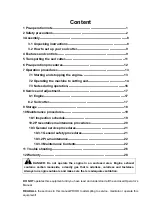 Preview for 3 page of WEIBANG SC409H Operator'S Manual