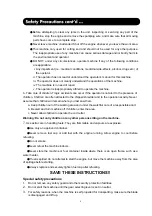 Preview for 7 page of WEIBANG SC409H Operator'S Manual